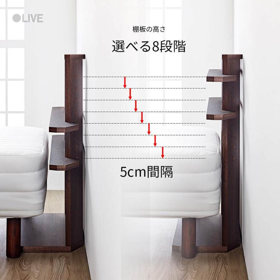 後付け ヘッドボード 木製 ヘッドレスベッド用 シェルフ 後付け ヘッドボード 木製 ヘッドレスベッド用 シェルフ