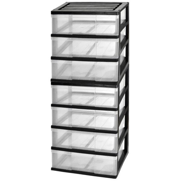 プラスチック衣類収納ケースグレー4段引き出しチェストワイドサイズワイドチェスト 収納ケース 衣装ケース 引き出し プラスチック ワイド チェスト 4段