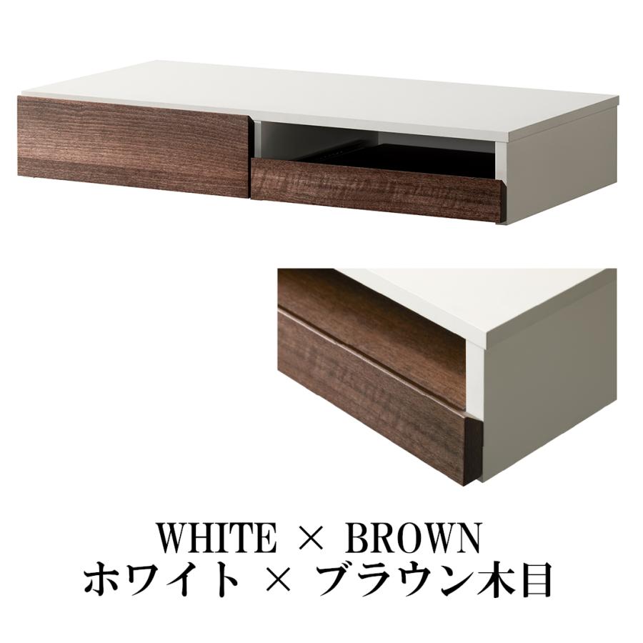 レンジ下 スライドトレー スライドテーブル 引き出し付き 2連 収納