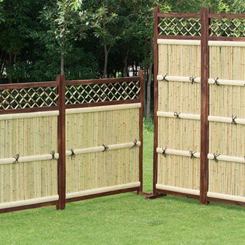 竹垣 2枚組 竹垣フェンス 和風 天然竹 玄関 仕切り おしゃれ 目隠し 竹