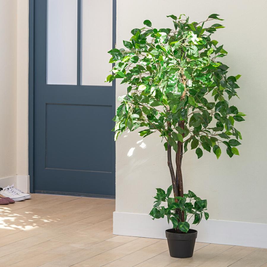 人工観葉植物 2本セット フェイクグリーン 140cm ベンジャミン 光触媒 グリーン 大型 おしゃれ インテリア 枯れない |  | 11