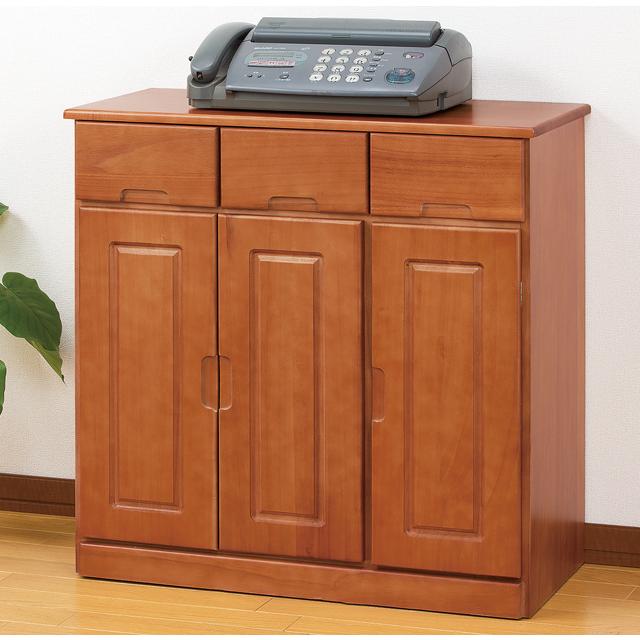 キッチンラック 収納 カウンター下収納 キッチンワゴン 隠しキャスター付き 天然木 木製 桐製 完成品 幅70cm 高さ70cm |  | 03