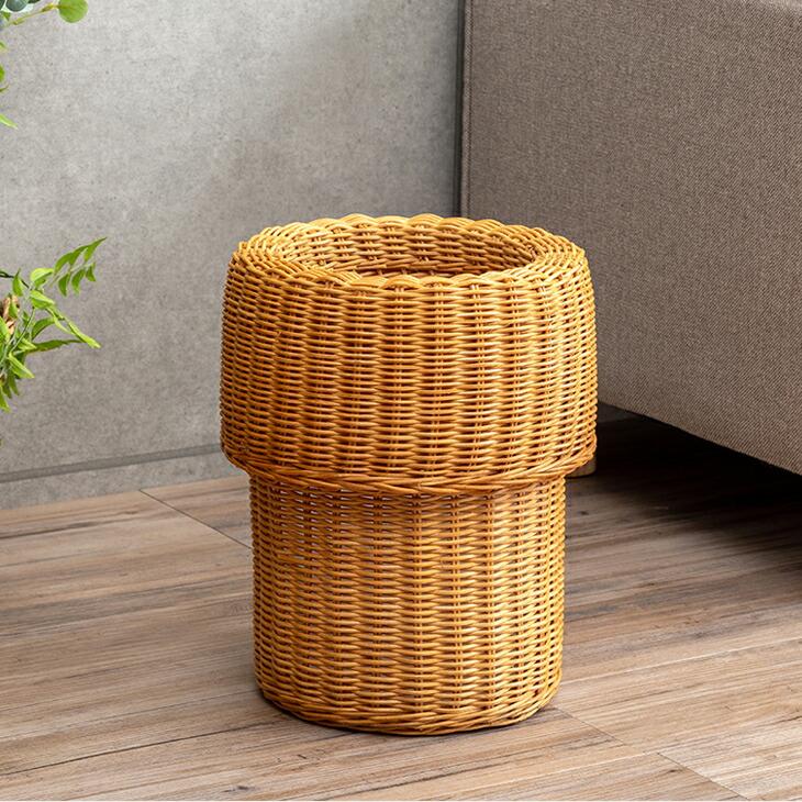 ごみ箱 ラタン カバー付き おしゃれ アジアン ダストボックス ゴミ箱 小さい ふた付き 籐 おしゃれ かわいい インテリア |  | 02