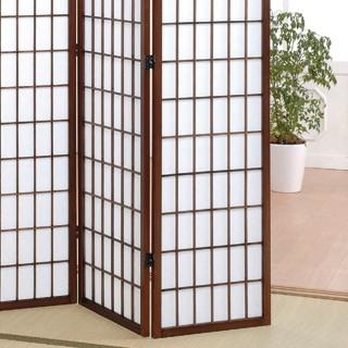 障子スクリーン 3曲 高さ148.5cm 衝立 和風 おしゃれ 和モダン パーテーション 間仕切り目隠しパネル 天然木 光を通す 不織布 プライバシー ジャパンディ |  | 02