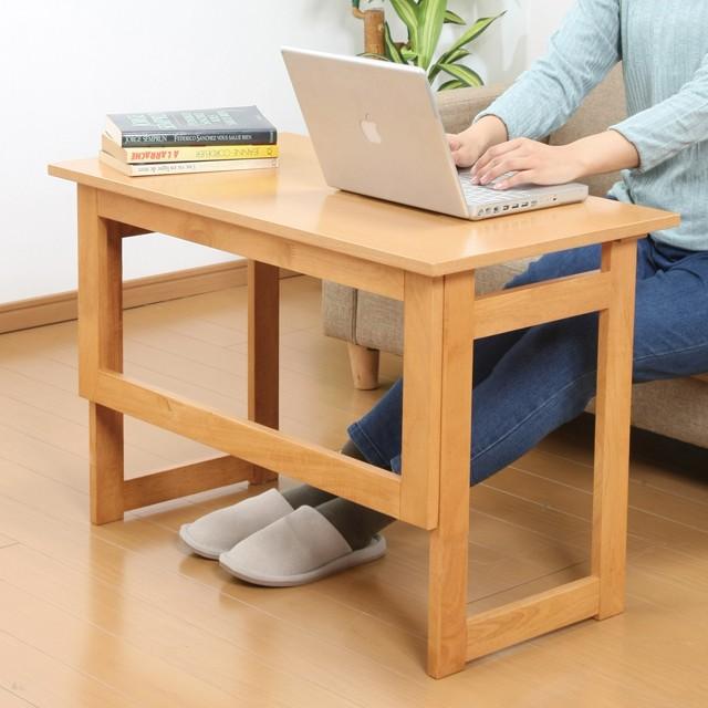 折りたたみテーブル 高さ69 幅80 奥行45 サイドテーブル センターテーブル 木製 天然木折りたたみテーブル | 