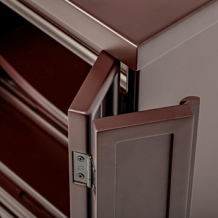 仏壇 コンパクト ミニ モダン 小型 ナチュラル 省スペース 上置型 スライド棚付き 引き出し付き 扉付き 木製 黒檀調 紫檀調 完成品 リビング マンション |  | 13