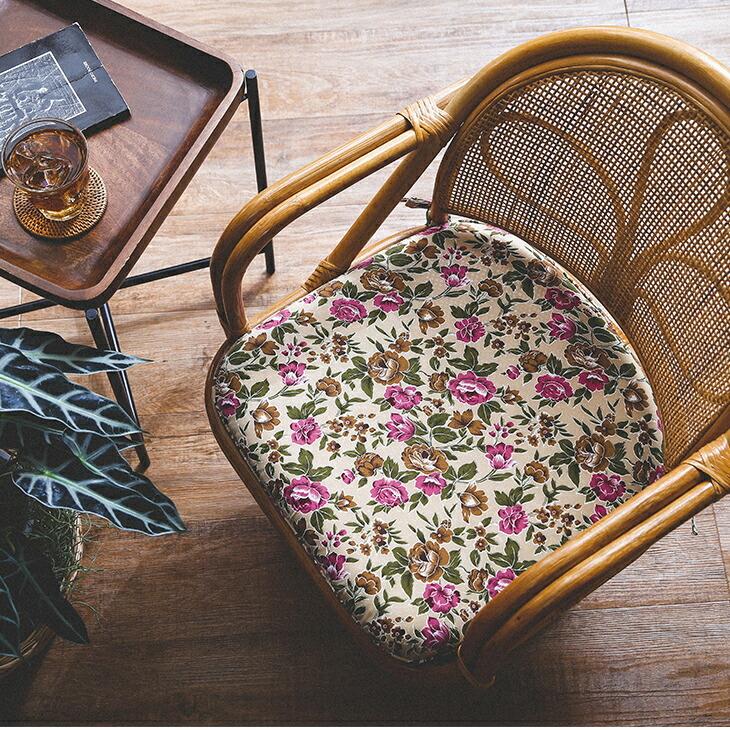 ラタンチェア 籐 回転椅子 肘付き ハイタイプ ラタン 座椅子