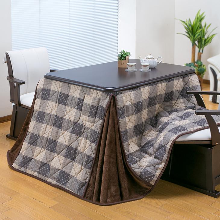 ダイニングこたつテーブル 正方形 80cm×105cm ダイニングテーブル 電気こたつ ダイニングこたつおしゃれ ハイタイプ 高脚 FLGTK-105FC こたつテーブル単品 |  | 09