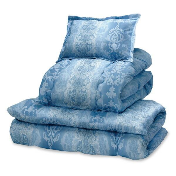 布団セット シングル 8点セット 防ダニ・抗菌防臭加工 ほこりの出にくい ボリューム組布団 |  | 01