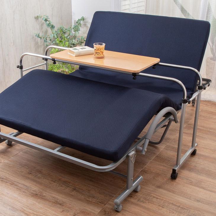 ベッドテーブル キャスター付き 伸縮式 フリーテーブル 高さ調節 介護 |  | 06