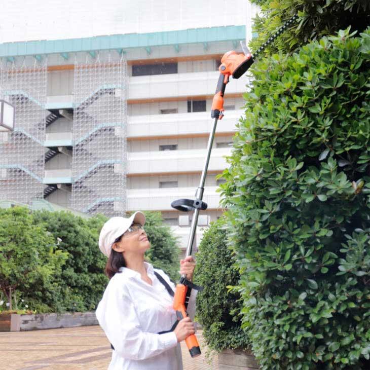 ファミラ 充電式コードレス生垣 草刈りバリカン 草刈機 刈払機 ヘッジトリマー 9点セット |  | 01