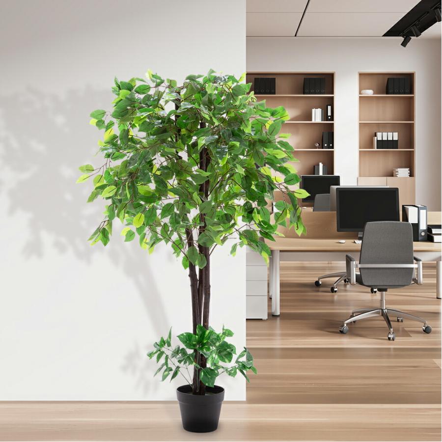 光触媒 人工観葉植物 ベンジャミン フェイクグリーン 大型 インテリアグリーン |  | 08