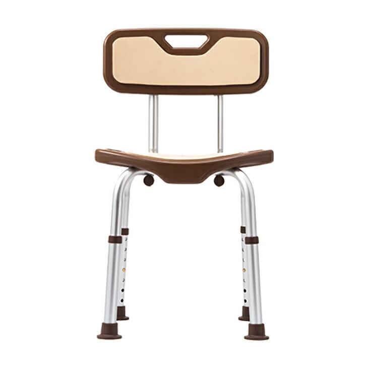 シャワーチェア 背もたれあり 4本足 アルミ製 シャワーベンチ 背の高い 風呂 椅子 バスチェア 高齢 シニア 立ち上がり補助 入浴介護 高さ調節 チェア バス用品 |  | 03