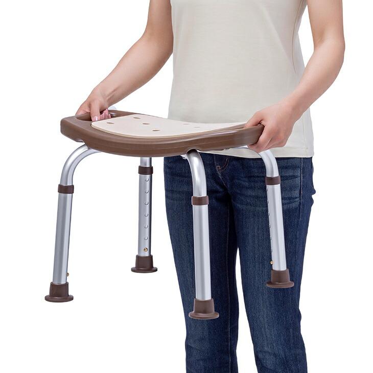 シャワーチェア 4本足 アルミ製 シャワーベンチ 背の高い 風呂 椅子 バスチェア 高齢 シニア 立ち上がり補助 入浴介護 高さ調節 チェア バス用品 風呂用品 |  | 14