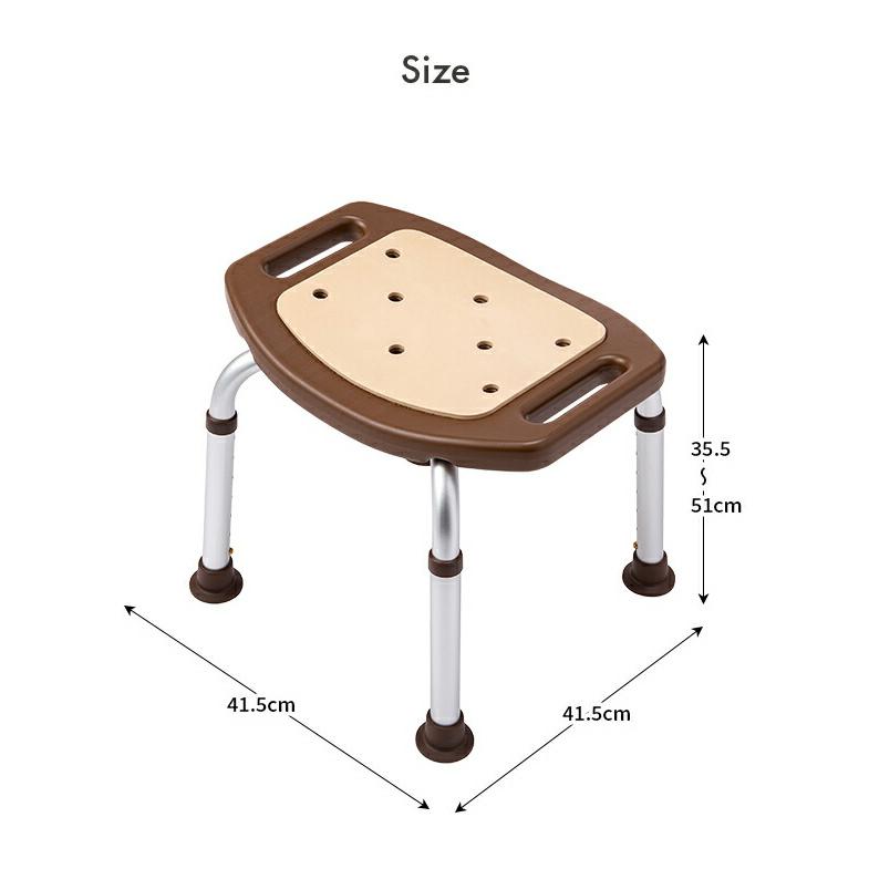 シャワーチェア 4本足 アルミ製 シャワーベンチ 背の高い 風呂 椅子 バスチェア 高齢 シニア 立ち上がり補助 入浴介護 高さ調節 チェア バス用品 風呂用品 |  | 02