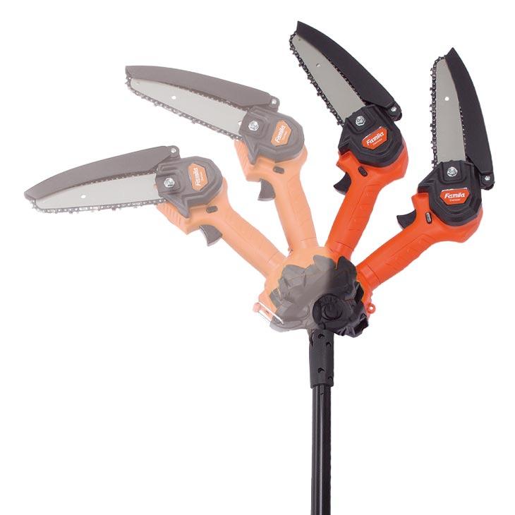 ファミラ NEW充電式コードレス2WAY高枝チェーンソー8点セット |  | 07