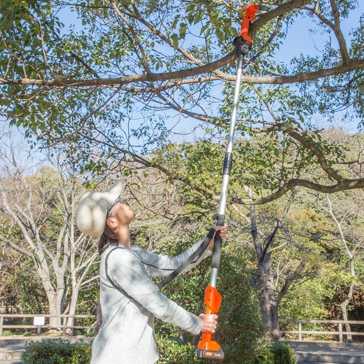 ファミラ NEW充電式コードレス2WAY高枝チェーンソー8点セット 予備バッテリー付き |  | 05