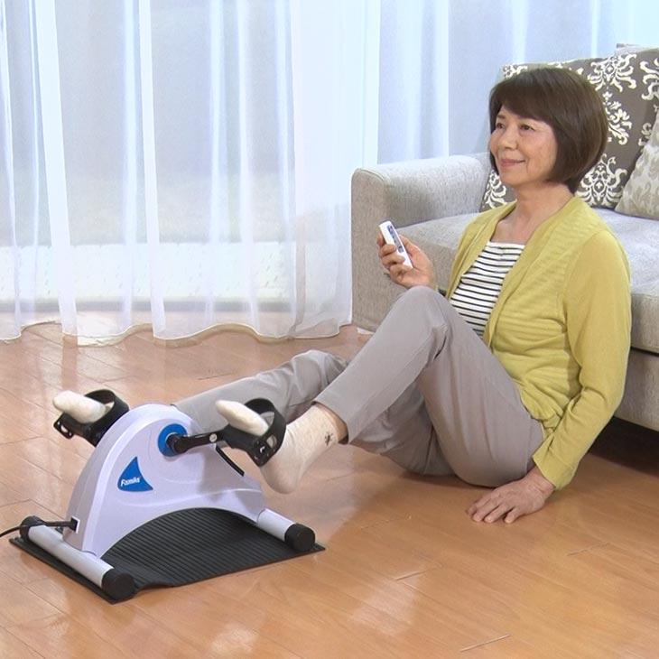 高齢者向け 電動アシスト ルームサイクル ペダル運動器 自転車こぎ ペダルこぎ運動 ペダル 運動 自動回転 アシスト コンパクト 室内 シニア 健康器具 |  | 02