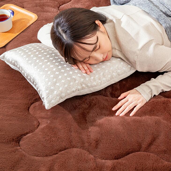 7層構造ぽかぽか蓄熱ラグ あったかラグ 190×240cm |  | 04