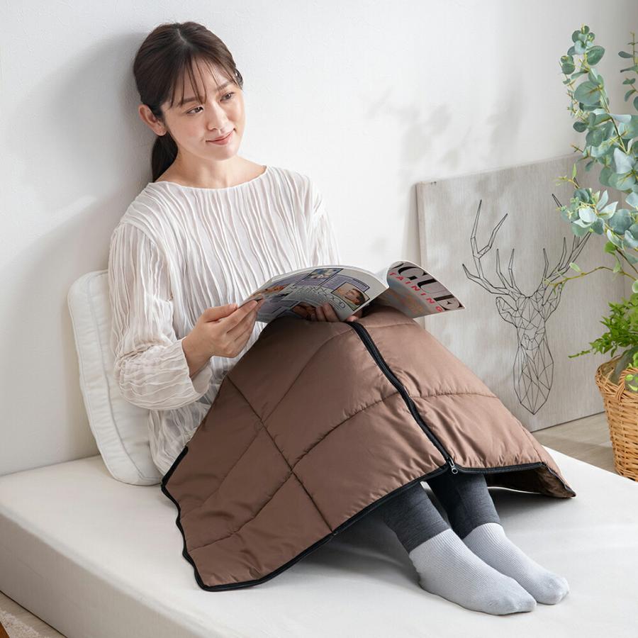 2個セット レッグウォーマー 5WAY 蓄熱 暖かい 冷え対策 冷え性 ふくらはぎ ブランケット クッション 足ポケット フリース はっ水 あったか |  | 13