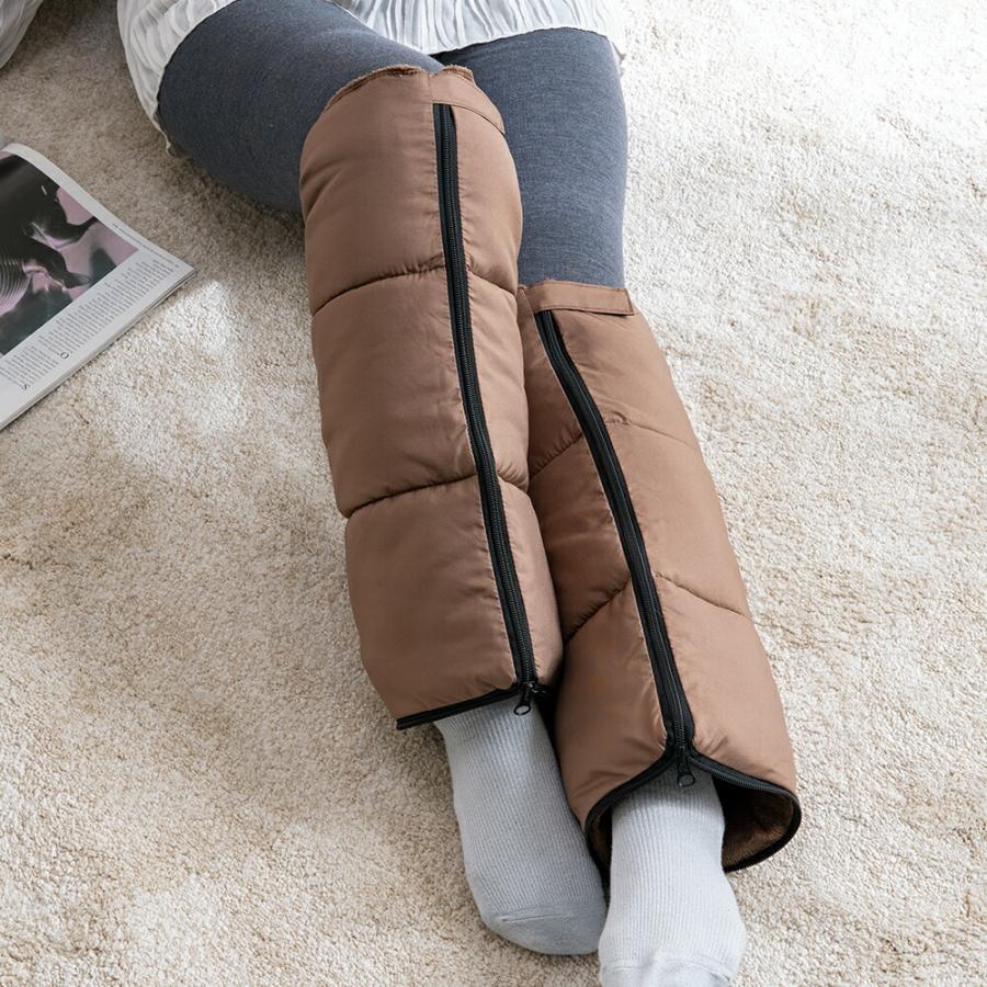 2個セット レッグウォーマー 5WAY 蓄熱 暖かい 冷え対策 冷え性 ふくらはぎ ブランケット クッション 足ポケット フリース はっ水 あったか |  | 03