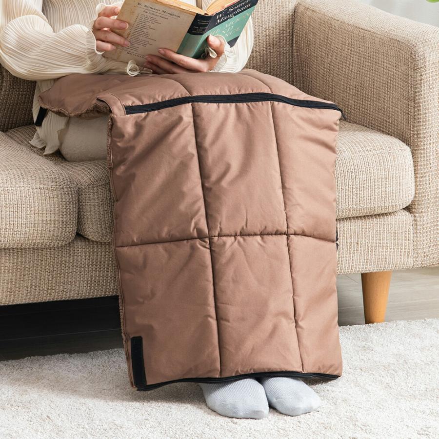 2個セット レッグウォーマー 5WAY 蓄熱 暖かい 冷え対策 冷え性 ふくらはぎ ブランケット クッション 足ポケット フリース はっ水 あったか |  | 04