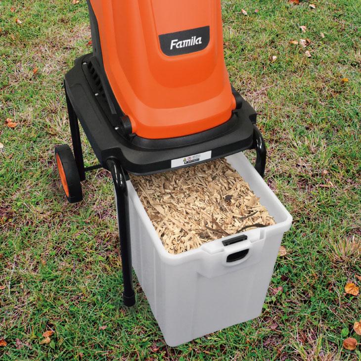 ファミラ ハイパワー電動枝シュレッダー ガーデニング 剪定 枝木処理 |  | 02
