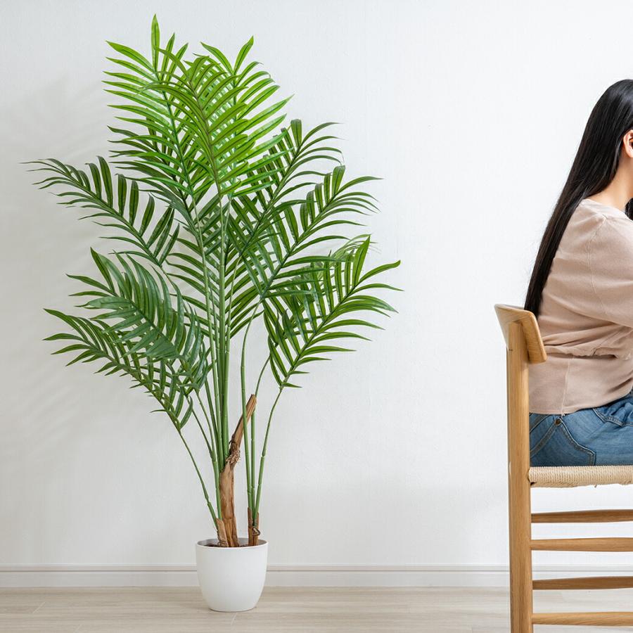 人工観葉植物 アレカヤシ 光触媒 フェイクグリーン 大型 140cm インテリアグリーン お手入れ不要 オフィス リビング 消臭 抗菌 |  | 05