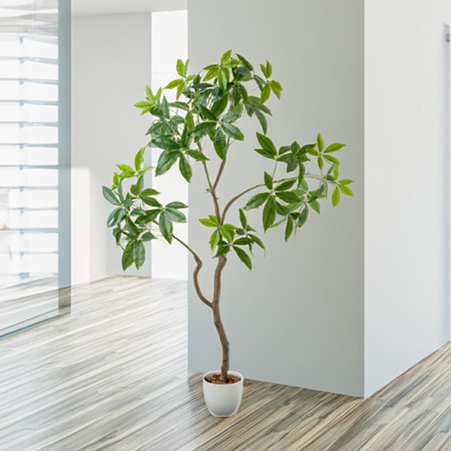 人工観葉植物 パキラ 光触媒 フェイクグリーン 大型 150cm インテリアグリーン お手入れ不要 オフィス リビング 消臭 抗菌 |  | 05