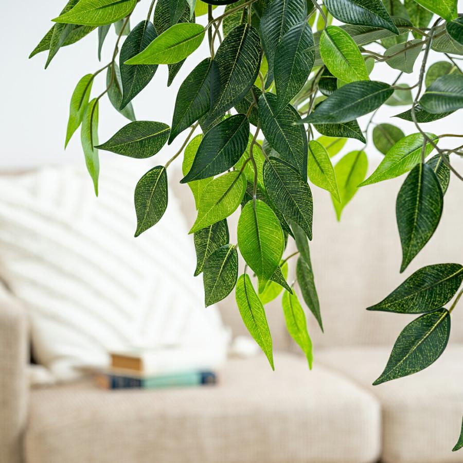 人工観葉植物 ベンジャミン 光触媒 フェイクグリーン 大型 150cm インテリアグリーン お手入れ不要 オフィス リビング 消臭 抗菌 組み立て式 |  | 05