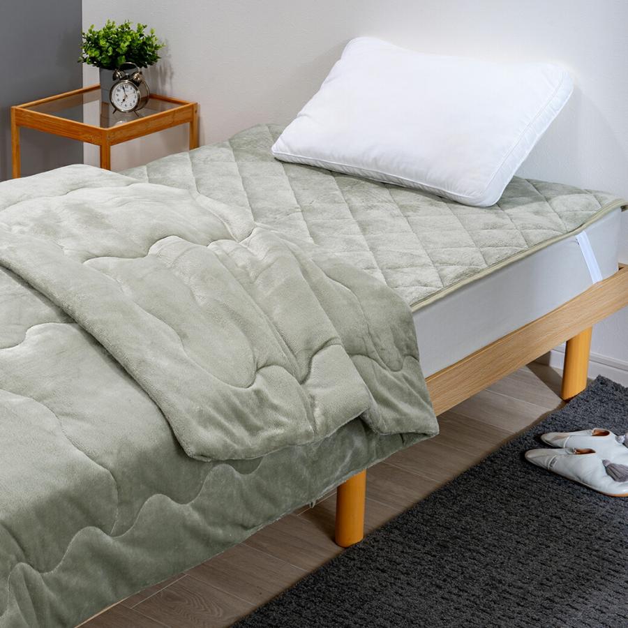 ファミラ 5層構造トリプルウォームぽかぽか 毛布布団セット 掛布団+敷パット シングル |  | 06