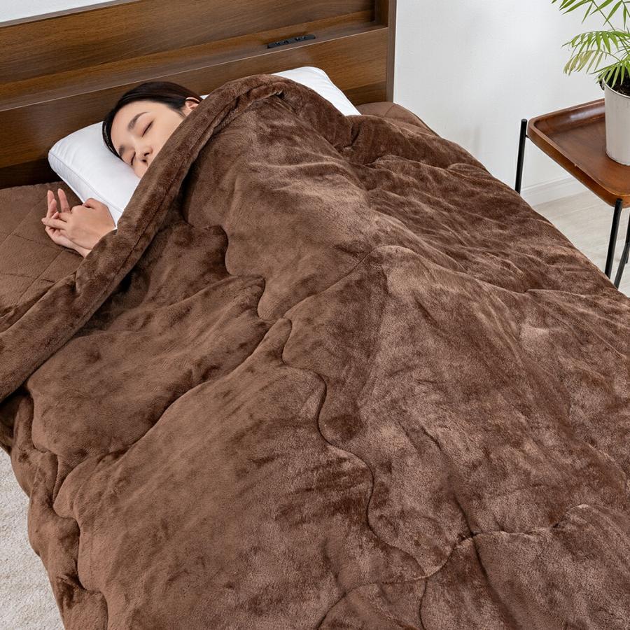 ファミラ 5層構造トリプルウォームぽかぽか 毛布布団セット 掛布団+敷パット シングル |  | 08