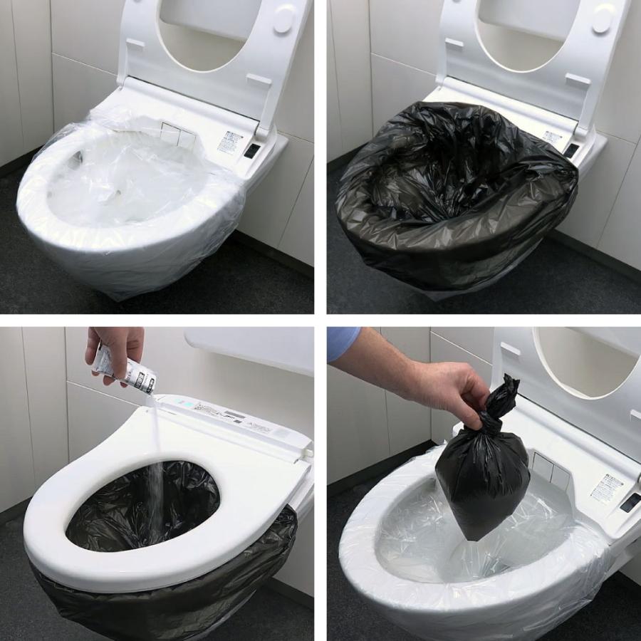 非常用トイレセット200回分+増量40回分 非常用トイレ 非常トイレ 凝固剤 |  | 01