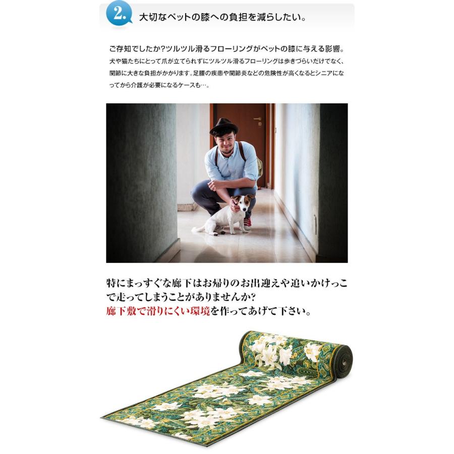 廊下敷き 廊下 カーペット 廊下マット 80cm×120cm 日本製 洗える キッチンマット 台所マット ラグ ラグマット ロングマット 抗菌 防臭 おしゃれ |  | 03