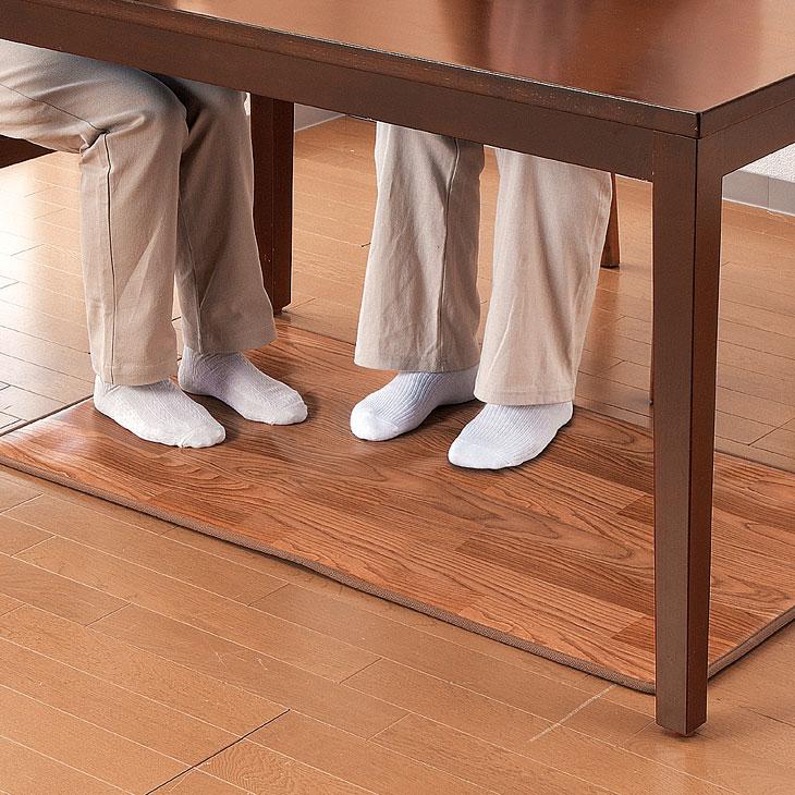 テーブルマット ホットマット フローリングタイプ 省エネ・エコ 110×60cm | 