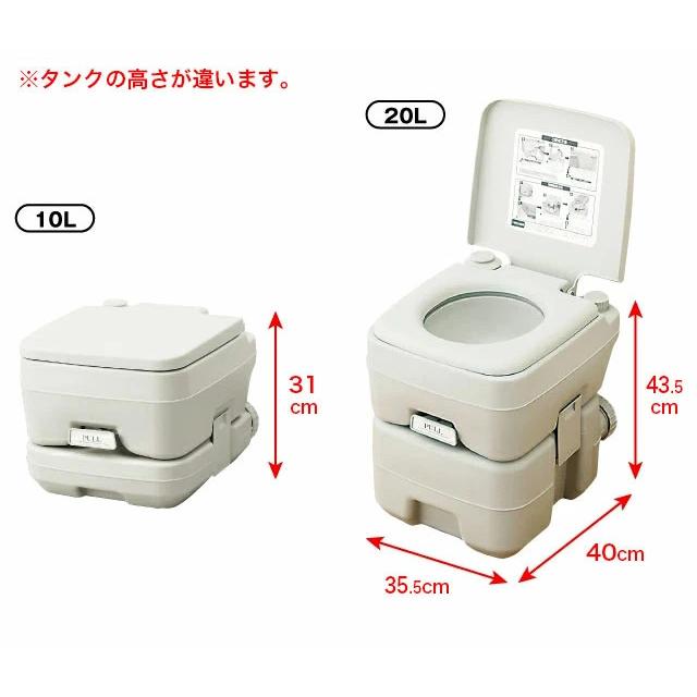 ポータブル水洗トイレ 本格派 本格派ポータブル水洗トイレ20L｜ファミリー・ライフ公式通販