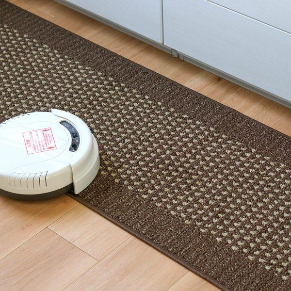 キッチンマット おしゃれ 60×270cm 新・優踏生 日本製 洗える 滑り止め加工 マット ラグマット キッチン カーペット ウォッシャブル 幅60cm |  | 06