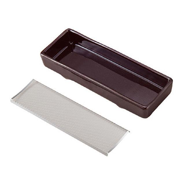 線香皿 横置き ステンレス網 陶器 線香 ねかせる 線香立て 線香ケース 仏壇 線香 皿 網 プレート 香炉皿 仏具 |  | 01