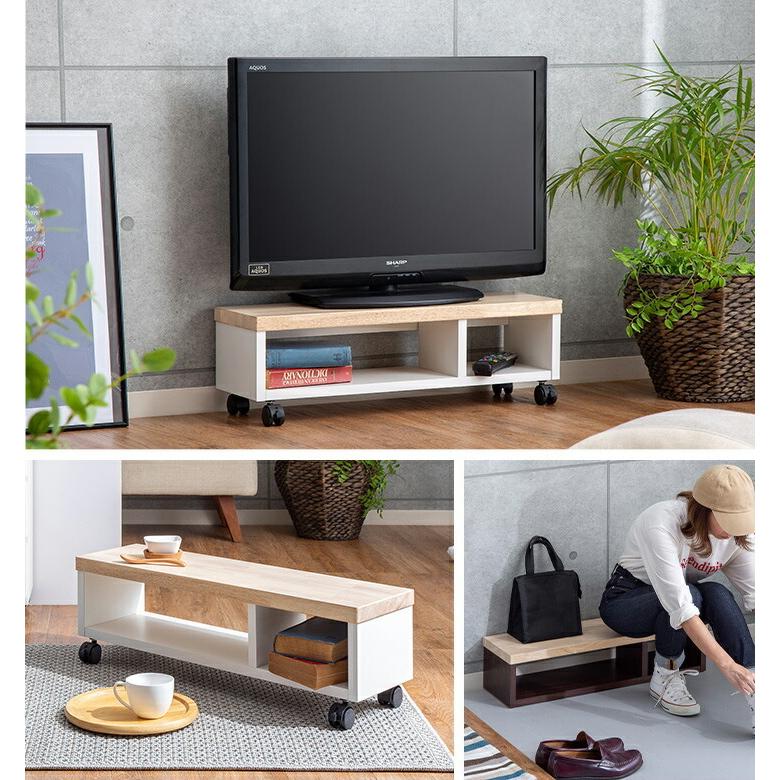 SAKAI DESIGN サカイデザイン 職人が作るベンチにも使えるマルチボード キャスター付き テレビボード ローボード 大川家具 日本製 代金引換不可 |  | 03