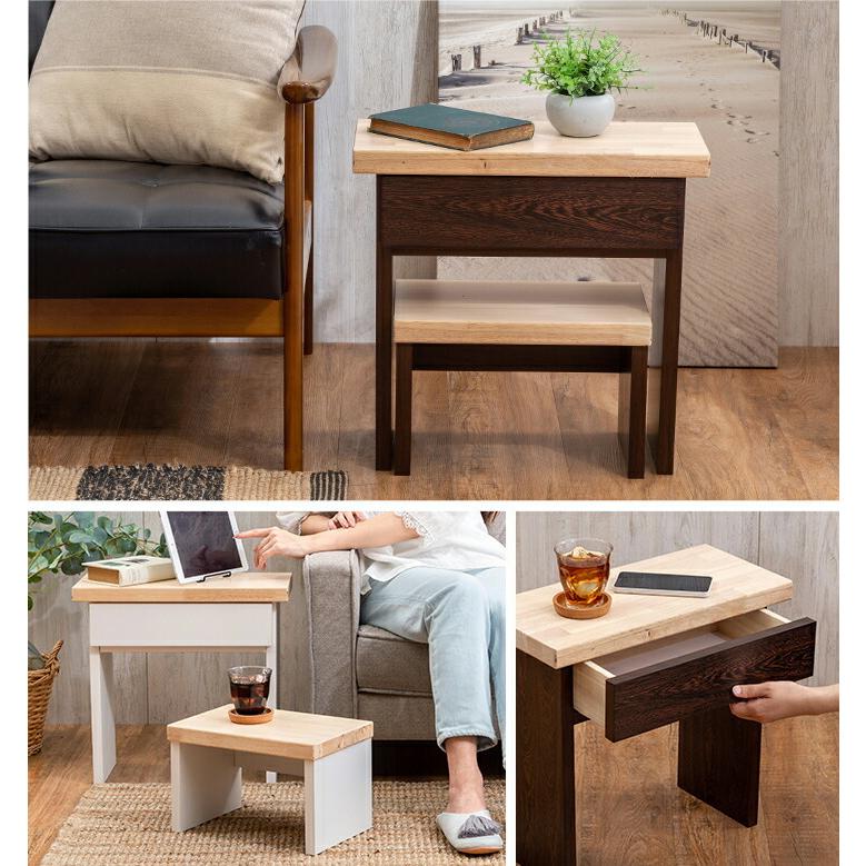 SAKAI Design サカイデザイン 職人が作るネストテーブル サイドテーブル ミニテーブル 天然木 ラバーウッド ナイトテーブル 補助テーブル 代金引換不可 |  | 05