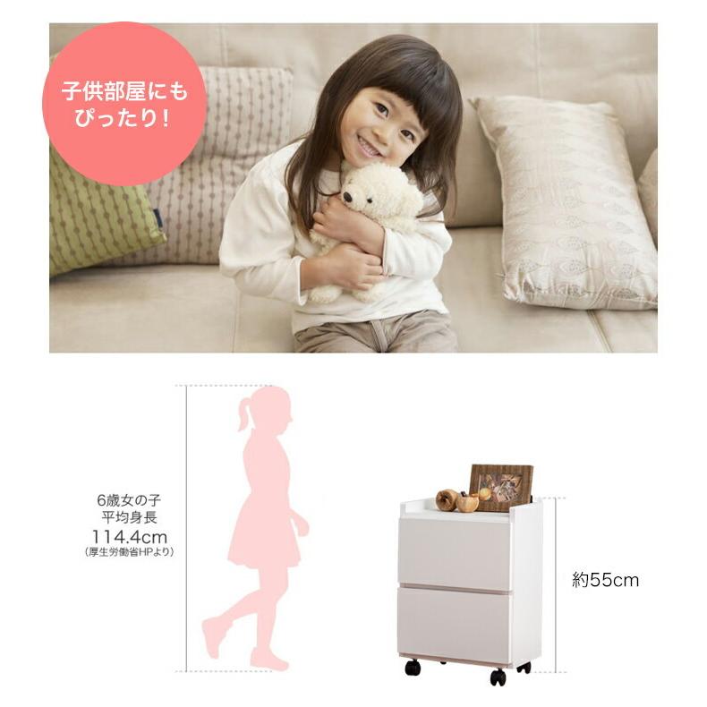 サカイデザイン デスクワゴン サイドチェスト 完成品 キャスター付 日本製 大川家具  SAKAI DESIGN 桐 サイドワゴン 袖机 隙間収納 北欧 おしゃれ |  | 17