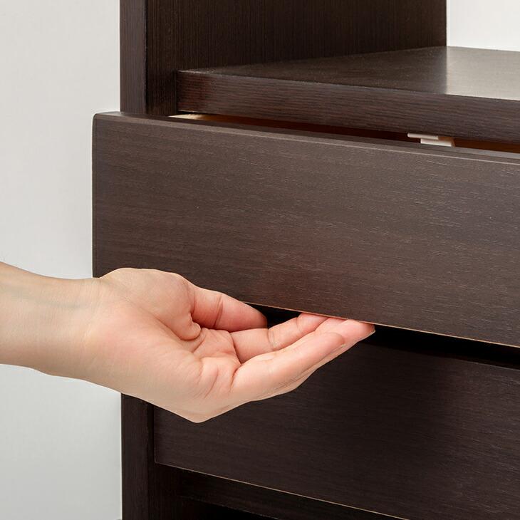 サカイデザイン 職人が作るラック付きチェスト キャスター付き 大川家具 日本製 完成品 サイドテーブル サイドワゴン ソファサイド デスクサイド |  | 10