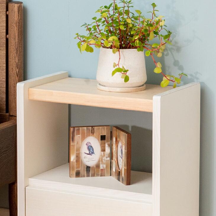 サカイデザイン 職人が作るラック付きチェスト キャスター付き 大川家具 日本製 完成品 サイドテーブル サイドワゴン ソファサイド デスクサイド |  | 13