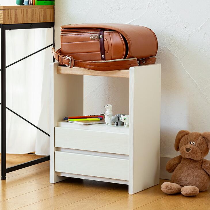 サカイデザイン 職人が作るラック付きチェスト キャスター付き 大川家具 日本製 完成品 サイドテーブル サイドワゴン ソファサイド デスクサイド |  | 07