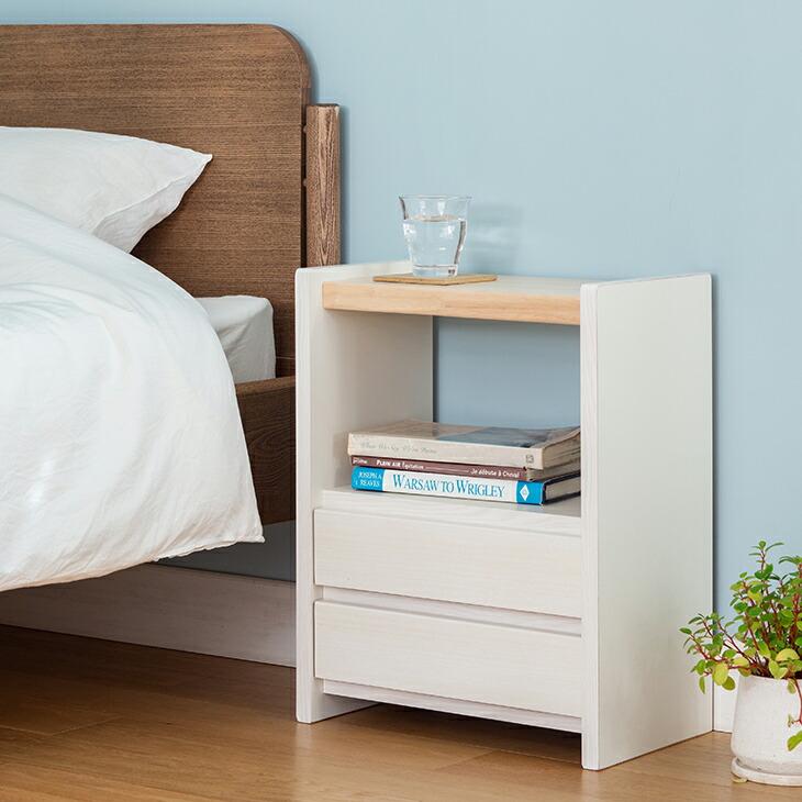 サカイデザイン 職人が作るラック付きチェスト キャスター付き 大川家具 日本製 完成品 サイドテーブル サイドワゴン ソファサイド デスクサイド |  | 08