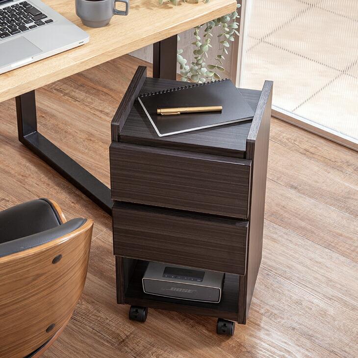 サカイデザイン 職人が作るスリムワゴンチェスト キャスター付き 大川家具 日本製 完成品 サイドワゴン サイドテーブル ソファサイド |  | 08