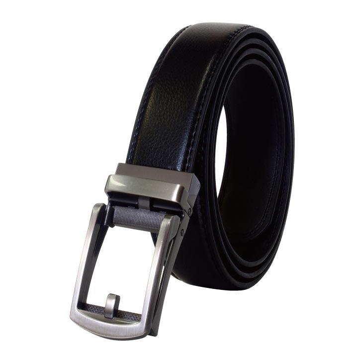 牛革 ラチェット式ベルト 3本組 黒＋茶＋クロコ型押し黒 ラチェット ベルト ブラック ブラウン 牛革 メンズ ワンタッチ スライド サイズ調整 ホールレスベルト |  | 01