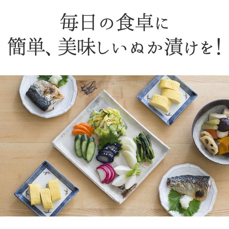 ぬか床 セット ぬか漬け 熟成 容器付 初心者 和歌山 老舗 1kg×2袋 調味料付 ぬかどこ 糠漬け 菌活 腸活 ギフト |  | 08