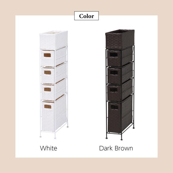 すき間収納 ランドリーラック すっきり 16cm幅 4段タイプ |  | 02