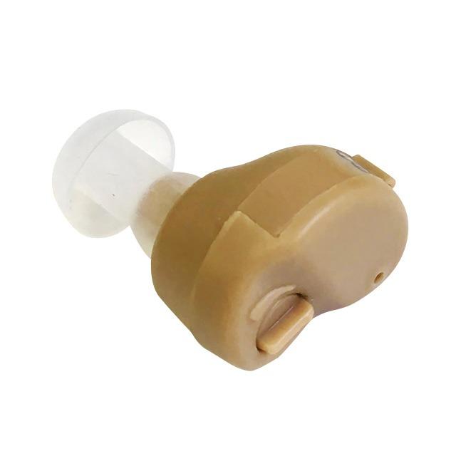 集音器 耳穴式 電池式 ワイヤレス 軽量 小型 耳あな 片耳 高齢者 シニア ベージュ 専用ケース付き |  | 01